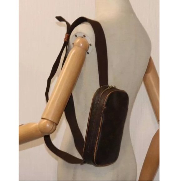 LOUIS VUITTON Monogram Pochette Gange Bum Bag Fanny Pack Waist Belt Body Bag - Picture 16 of 16